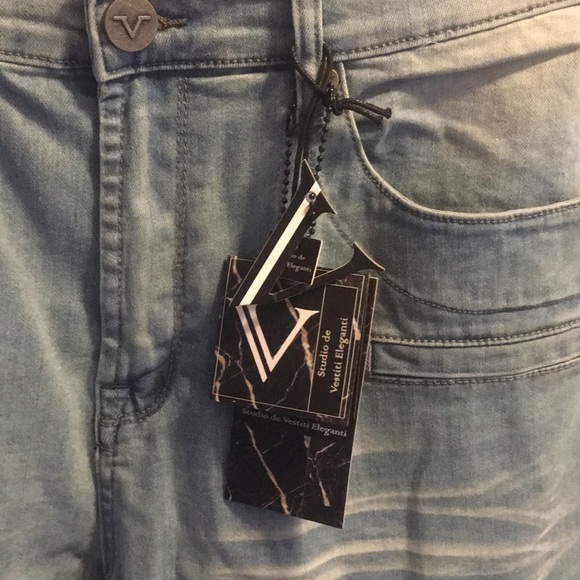 Versace Studio de Vestiti Eleganti Jeans Sz34 x 32 - Picture 2 of 11